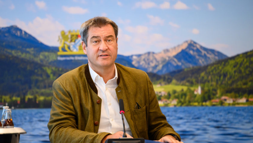 Ministerpräsident Dr. Markus Söder, MdL, leitet die Sitzung des Ministerrats. Das Kabinett, das wieder per Video-Schalte tagt, befasst sich insbesondere mit den Folgen der Corona-Pandemie sowie der Flutkatastrophe.